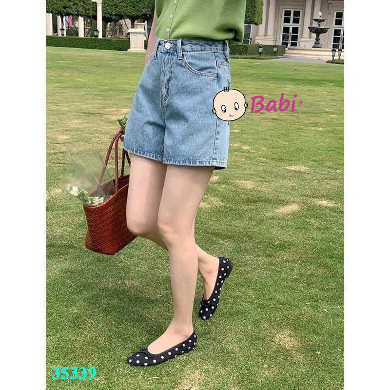 Quần short jeans Nữ form rộng thời trang Hàn Quốc sành điệu cho bé gái và Mẹ Size đại 23-45kg