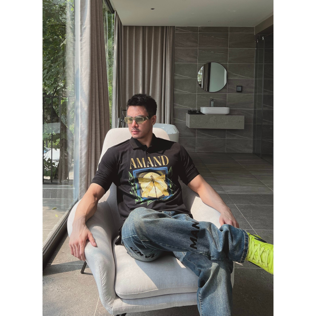 Quần Jeans Amand Velvet Logo Pattern Jeans/QB037