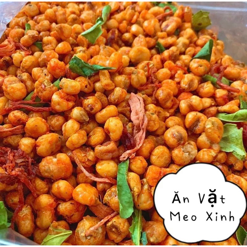Ngô cay bắp sấy bò khô lá chanh  túi zip thơm ngon