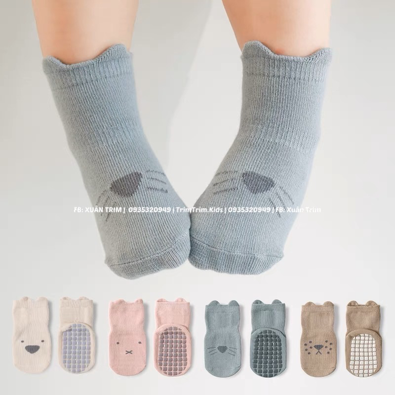 SET 5 ĐÔI TẤT NEMO CHỐNG TRƯỢT CHO BÉ TRAI BÉ GÁI 🐱🐱🐱