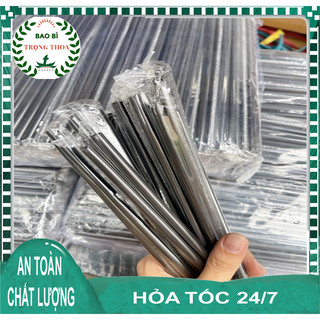 Bịch 500g Ống hút đen màng bọc riêng từng ống