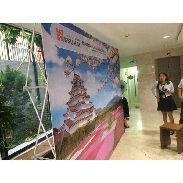 Backdrop di động loại căng bạt 3x3 và 3x4 Ô phẳng