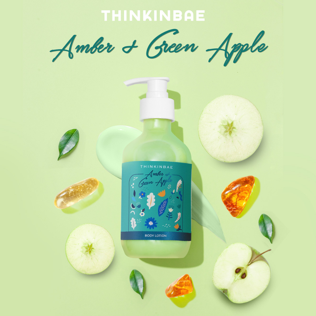 Sữa Dưỡng Thể Câp Ẩm Thinkinbae Hương Amber & Green Apple 300ml