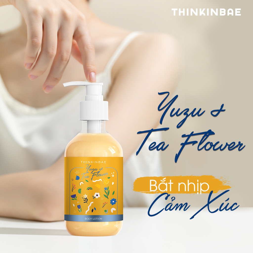 Sữa Dưỡng Thể Câp Ẩm Thinkinbae Hương Yuzu & Tea Flower 300ml