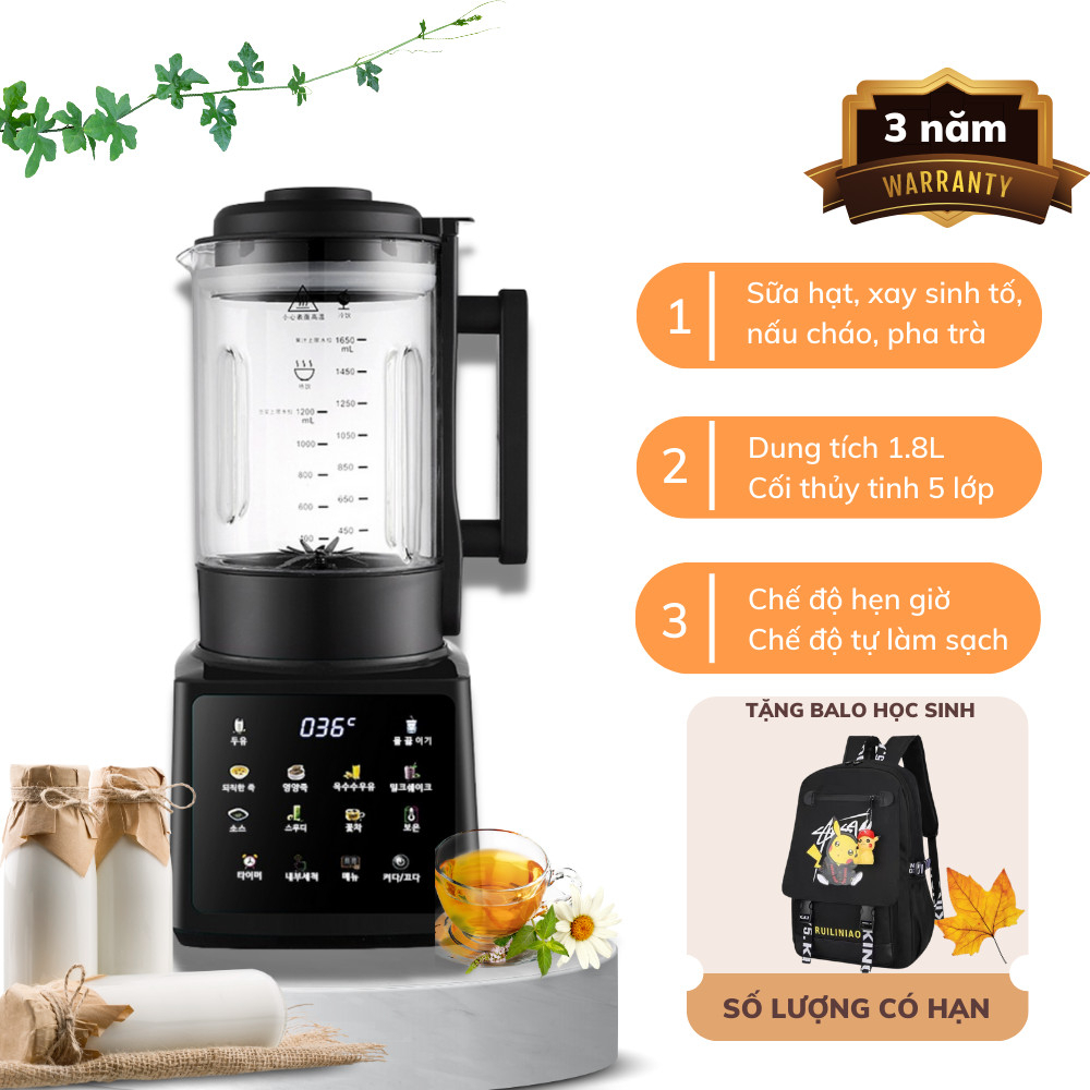 MÁY LÀM SỮA HẠT GARAON-LS366 NHẬP KHẨU HÀN QUỐC-KÈM PHIẾU BẢO HÀNH 3 NĂM