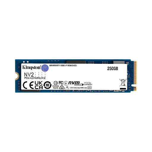 Ổ cứng gắn trong/ SSD Kingston NV2 M.2 2280 PCIe Gen 4.0 NVMe - Bảo hành 36 tháng