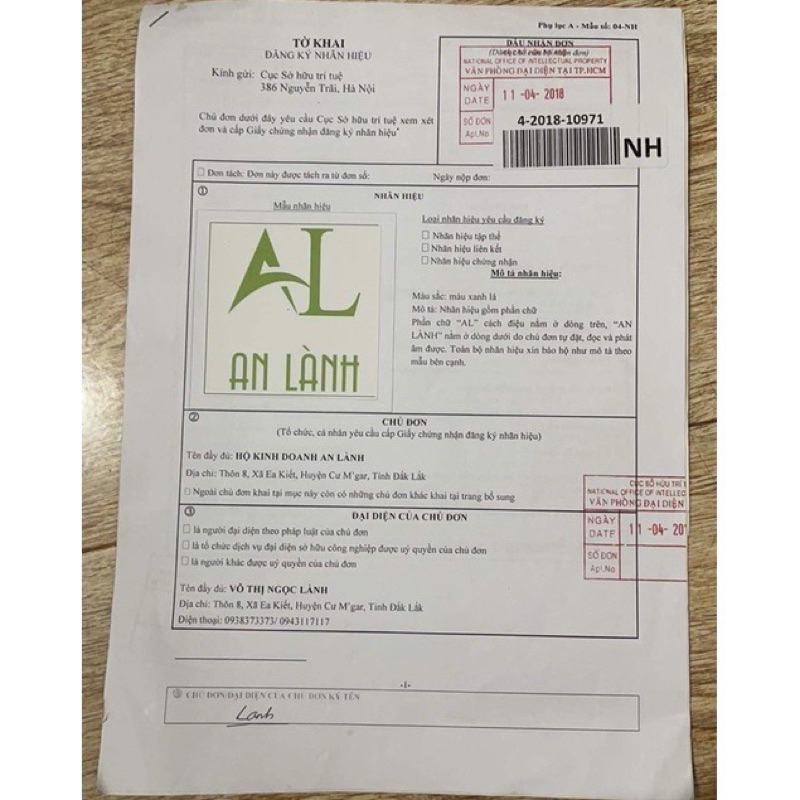 Sáp wax lông lạnh mật ong An Lành