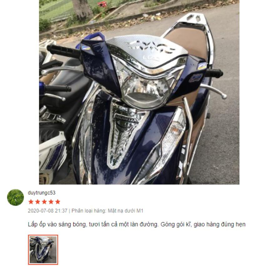 Ốp trang trí xe Lead 2013-2017 mạ crom Artistar