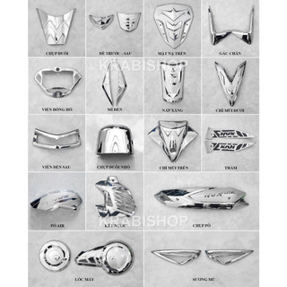 Ốp trang trí xe nvx v1 2017-2020 mạ crom artistar