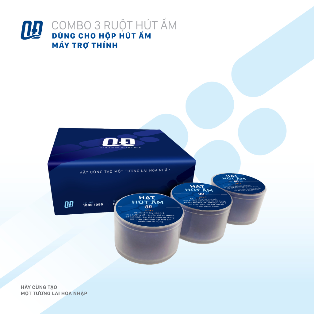 Combo 3 ruột hút ẩm máy trợ thính