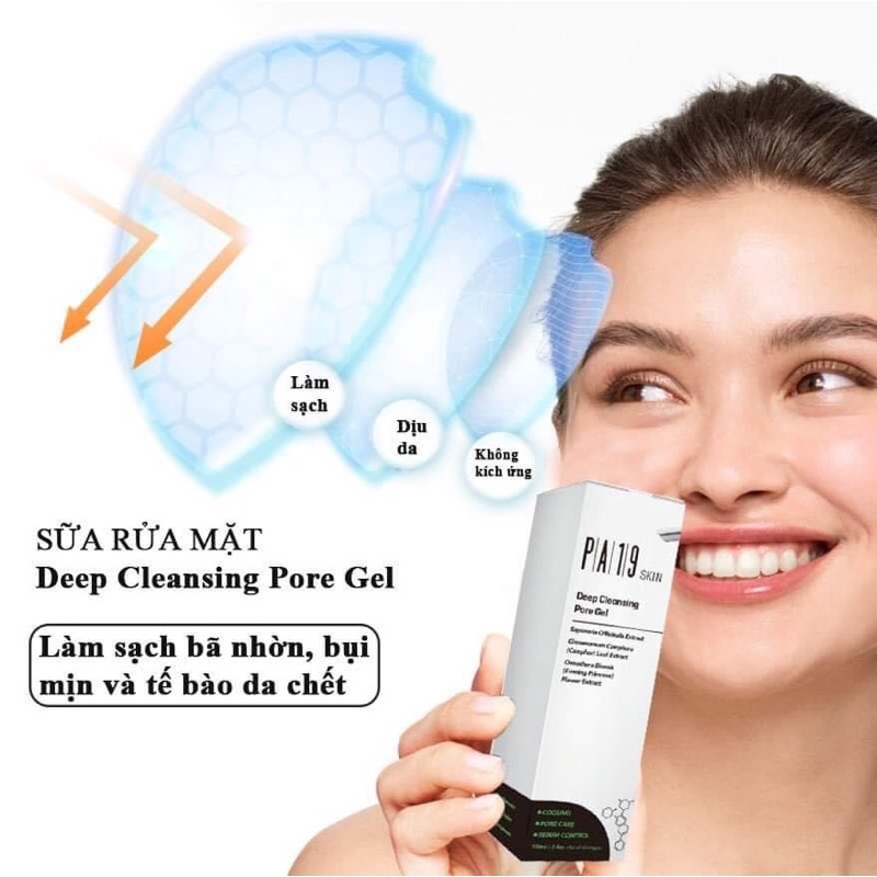 GEL RỬA MẶT SẠCH SÂU PA19 SKIN - Date 12/2024