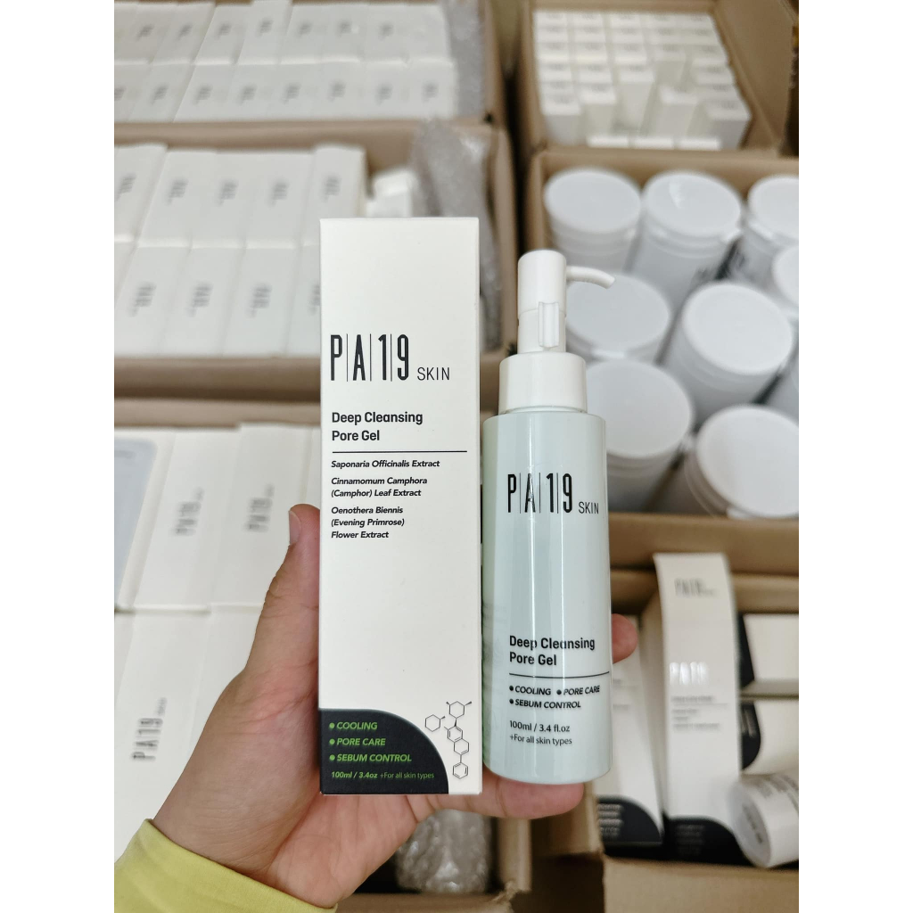 GEL RỬA MẶT SẠCH SÂU PA19 SKIN - Date 12/2024