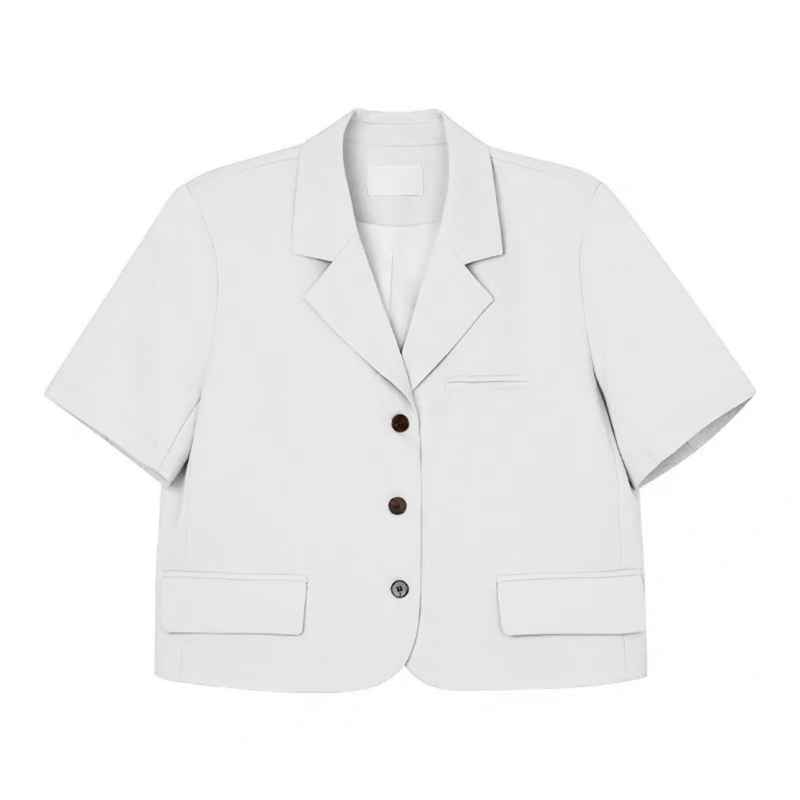 Áo Khoác Blazer Nữ Dáng Ngắn Tay Lỡ Cổ Vest Phối Nắp Túi Phong Cách Hàn Quốc Thời Trang Sugal AO KHOAC NU 010 | BigBuy360 - bigbuy360.vn