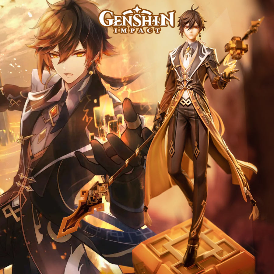 Genshin Impact Mô Hình Zhongli Shenhe Ningguang Yelan Nahida Keqing (Surprise gift) Anime, Game Figure