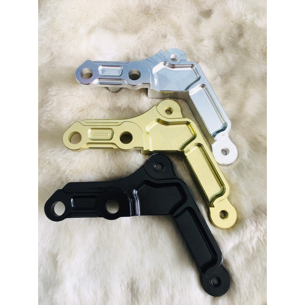 Pát TRƯỚC vario 4piston size đĩa 260/267 gắn cho heo 4pis mẫu Brcmbo-ADline-Prando-MOD 4pis màu [đen-vàng-trắng]