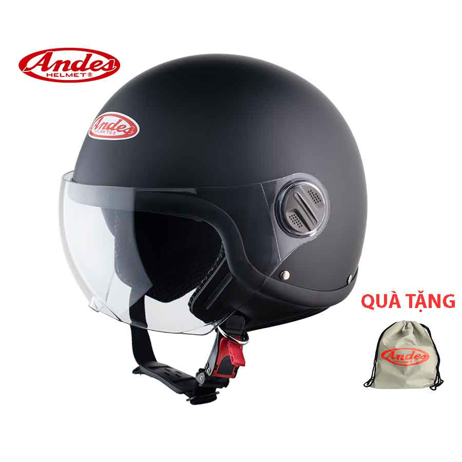 Mũ bảo hiểm có kính Andes 103 - 103D cho nam và nữ đi xe máy