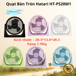 Quạt bàn tròn hatari ht-ps20m1 - màu ngẫu nhiên - hàng chính hãng