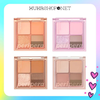 Bảng Phấn Mắt Nhũ Peripera Ink Pocket Shadow Palette 7g 5 màu makeup chuẩn Hàn lung linh