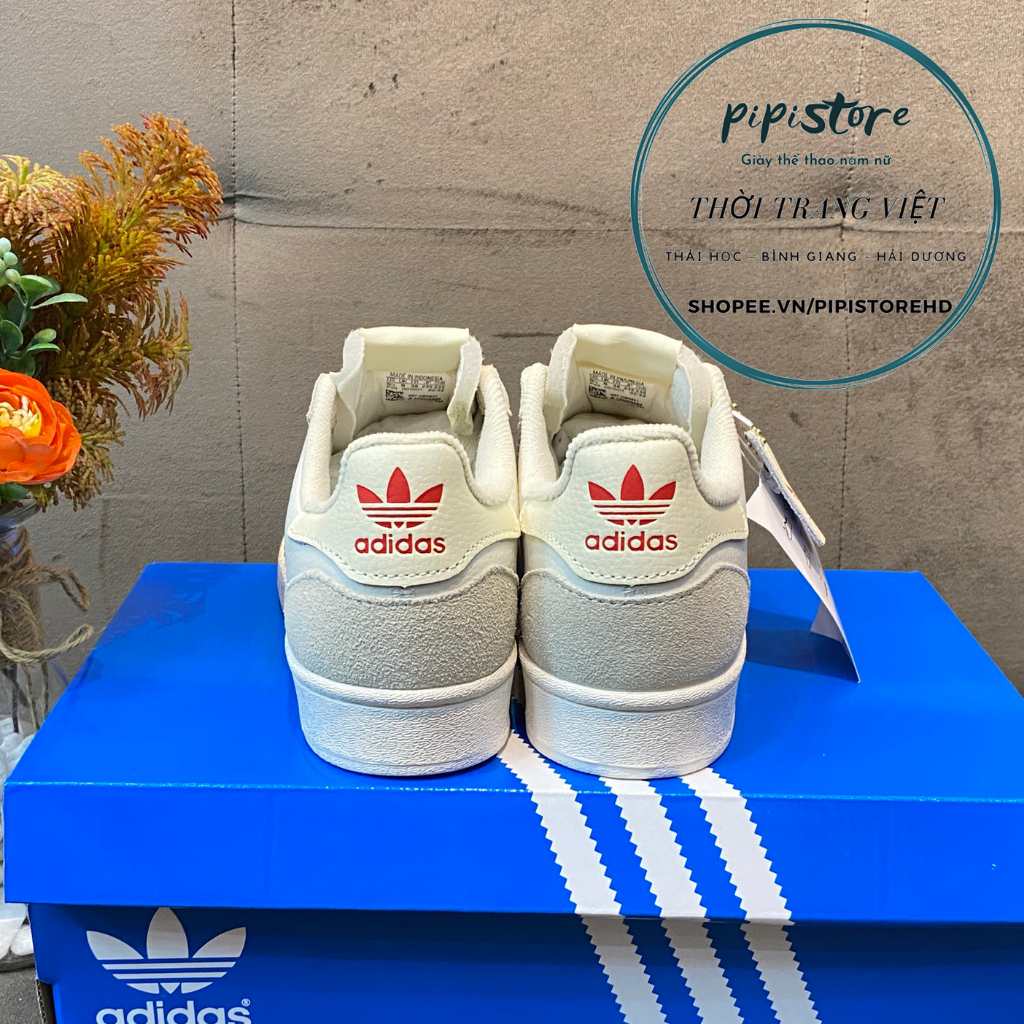 Giày Adidas superstar, adias Sò trắng Da lộn full box size 36-43  bill giấy gói