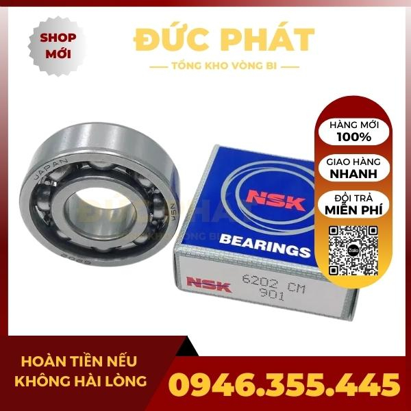 Vòng Bi Bạc Đạn 6200, 6201, 6202, 6203, 6204, 6205 N.S.K - Rẻ Vô Địch