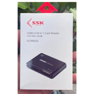 Đầu đọc thẻ nhớ đa năng CF/SD-micro SD-MMC-M2-MS-XD(Đen) SSK 0712/025 -Hàng chính hãng