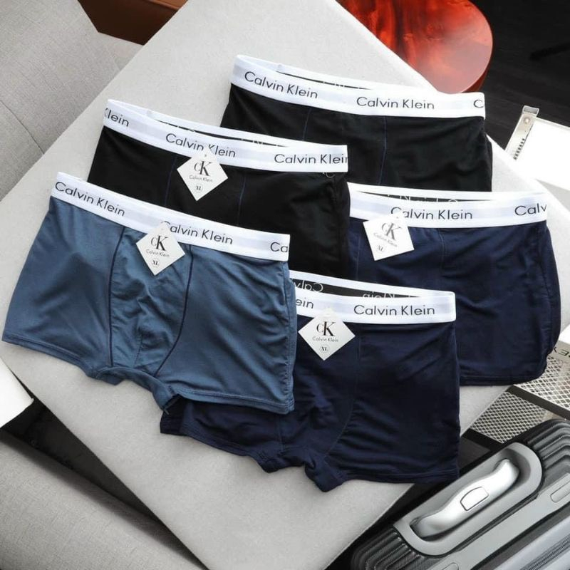 Quần lót nam cao cấp Combo 5 quần chất thun lạnh đẹp quần sịp nam đùi mềm mại co dãn