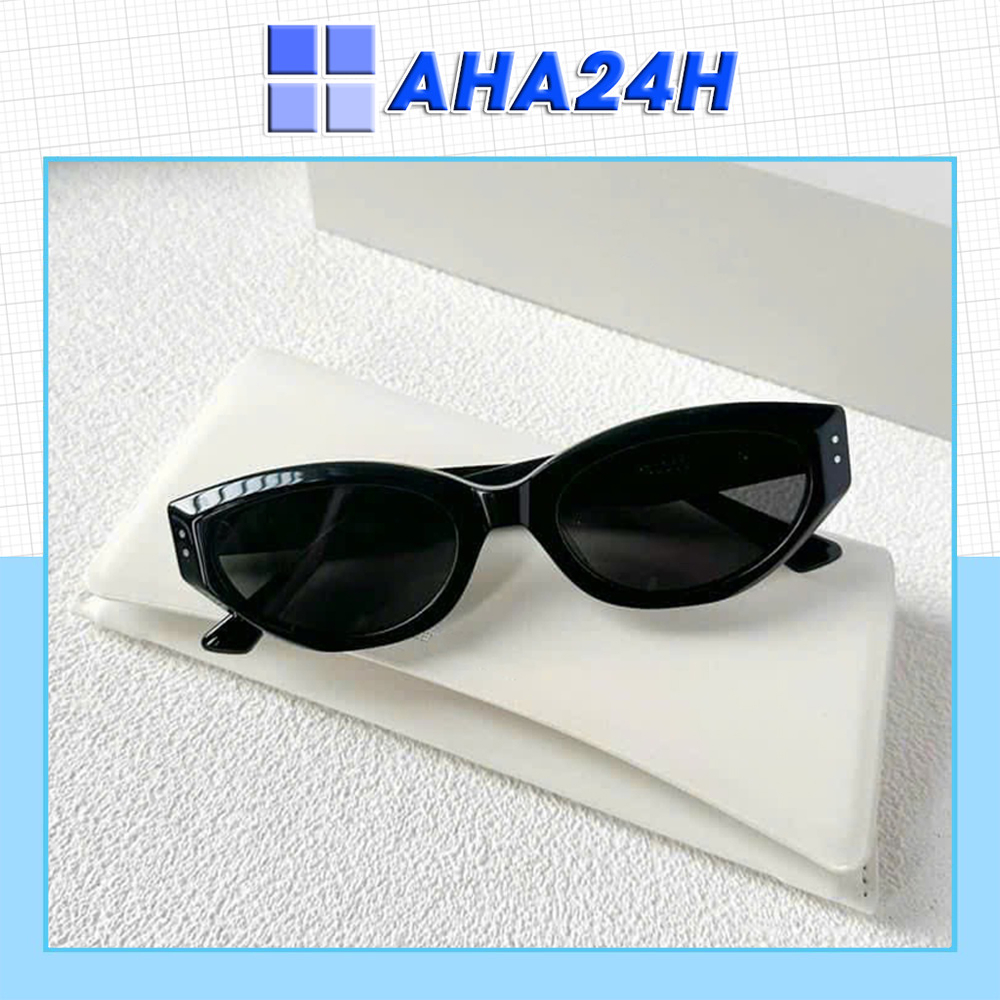 Kính mát thời trang bản lề kim loại gọng unisex nam nữ AH1760