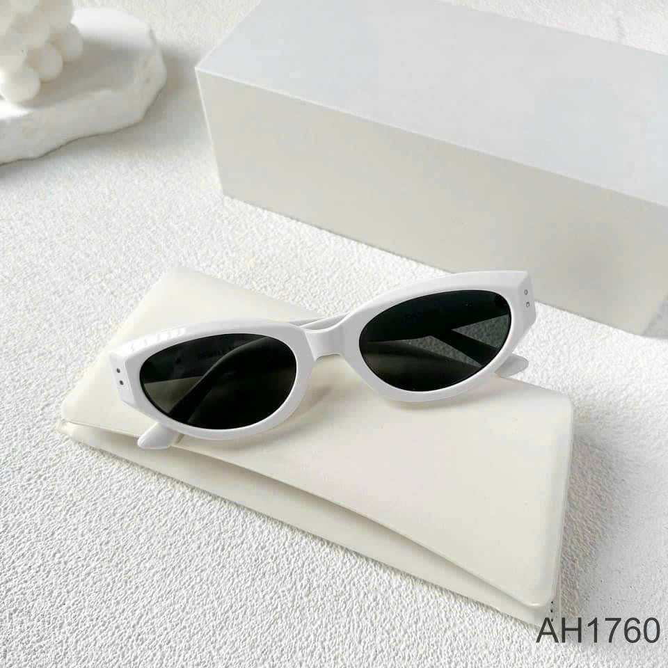 Kính mát thời trang bản lề kim loại gọng unisex nam nữ AH1760