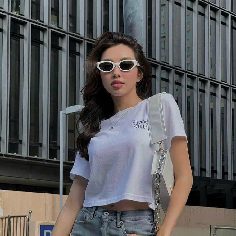 Kính mát thời trang bản lề kim loại gọng unisex nam nữ AH1760