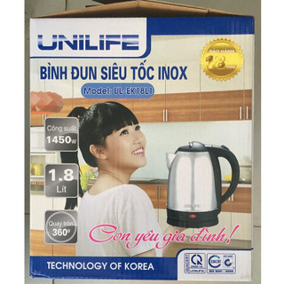 Bình đun siêu tốc Unilife 1.8L