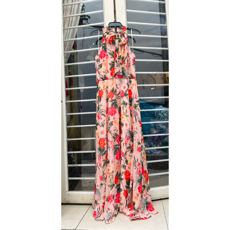 Đầm maxi Eliza J size 14 chuẩn xịn xò không kèm dây eo
