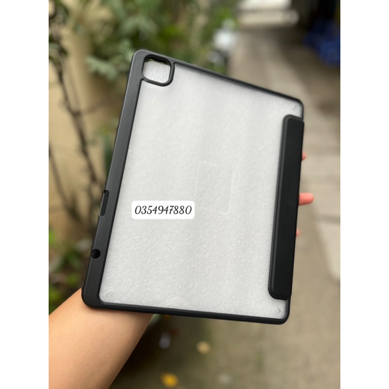 Bao da WIWU TPU gập tam giác cho iPad Pro 12.9 2020/ 2021 M1/ 2022 M2 Defender Smart Cover chính hãng sang trọng