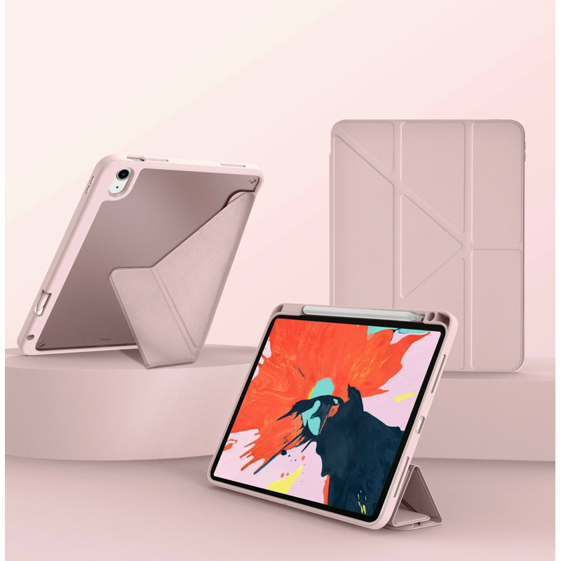 Bao da WIWU TPU gập tam giác cho iPad Pro 12.9 2020/ 2021 M1/ 2022 M2 Defender Smart Cover chính hãng sang trọng