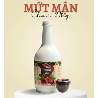 Mứt Mận Krub.O Chai 2.1kg - Pha Trà Mận Hạt Sen Cực Ngon Siêu Hot