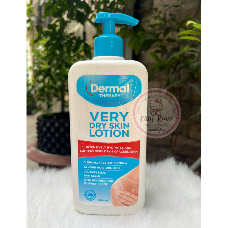 KEM DƯỠNG ẨM DERMAL VERY DRY SKIN LOTION CHAI 500ML