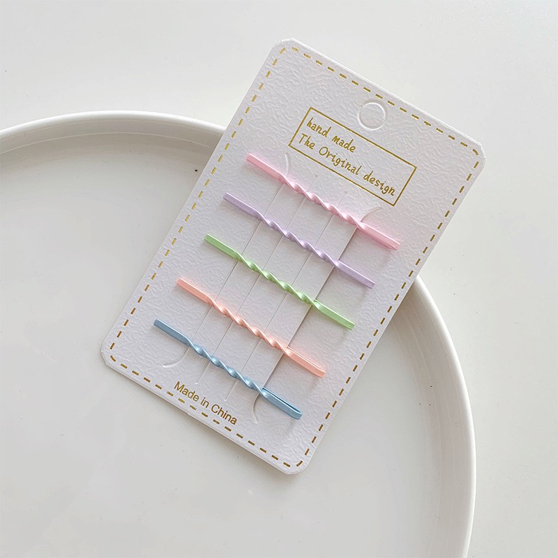 Set kẹp tăm tóc mái màu pastel nhẹ nhàng TIMSTORE phụ kiện kẹp xẹt tóc thời trang phong cách hàn quốc