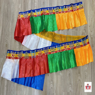 Rèm quây bàn thờ, trần nhà in tám biểu tượng cát tường dài 4,8m - Rita shop