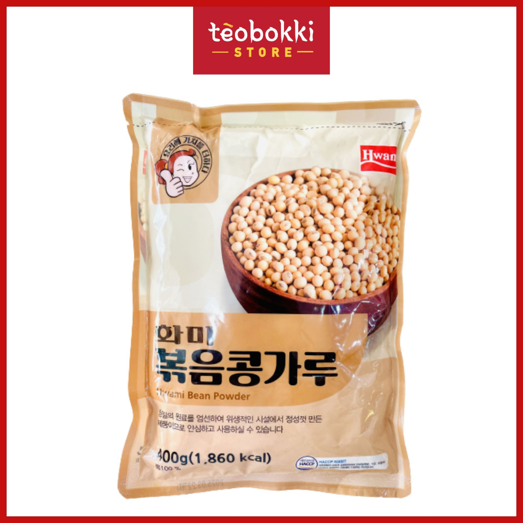Bột đậu nành rang Hàn Quốc 400g, 800g