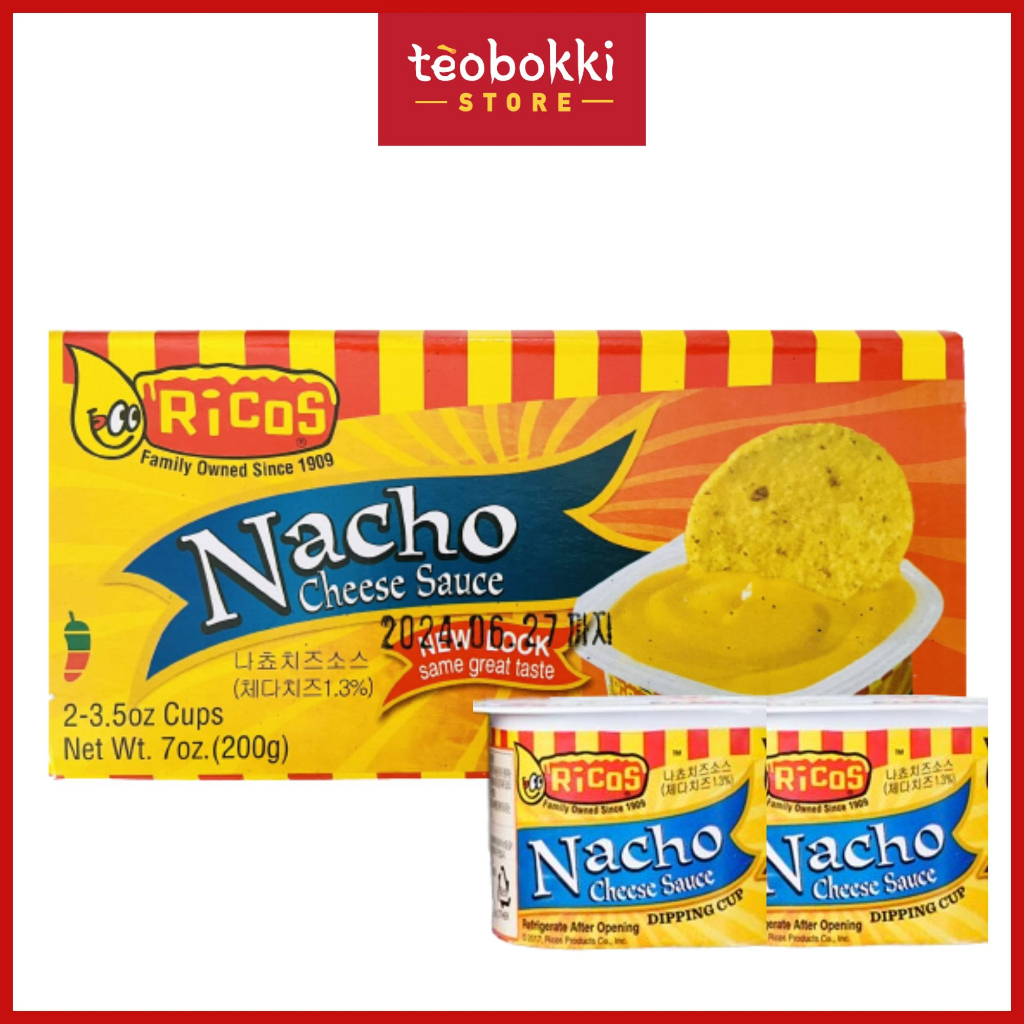 Sốt phô mai Nacho chấm snack, khoai tây, món ăn vặt 200g