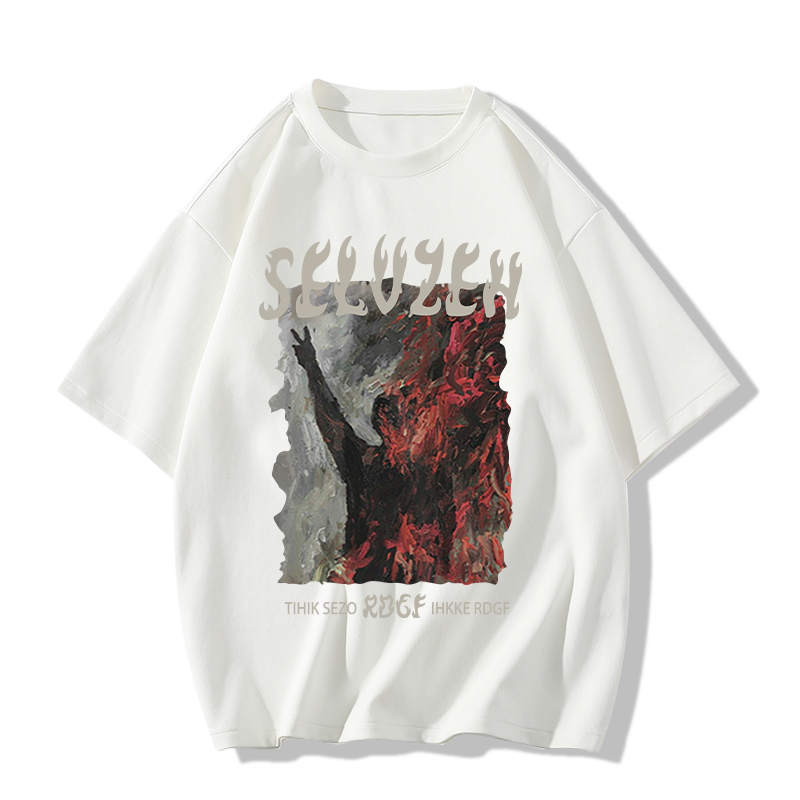 Áo thun PEARDODO chất liệu 100% cotton phong cách hiphop thời trang mùa hè