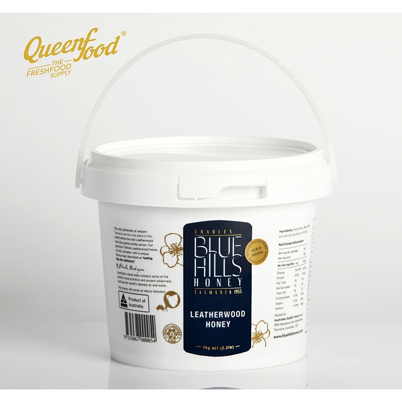 Mật Ong Leatherwood Blue Hills Rừng Nguyên Sinh Tasmania Úc 1Kg