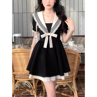 Đầm xòe tiểu thư phối bâu ren xinh đẹp nhí nhảnh bigsize (thời trang bigsize vicky.g - anitagreen) NQ523