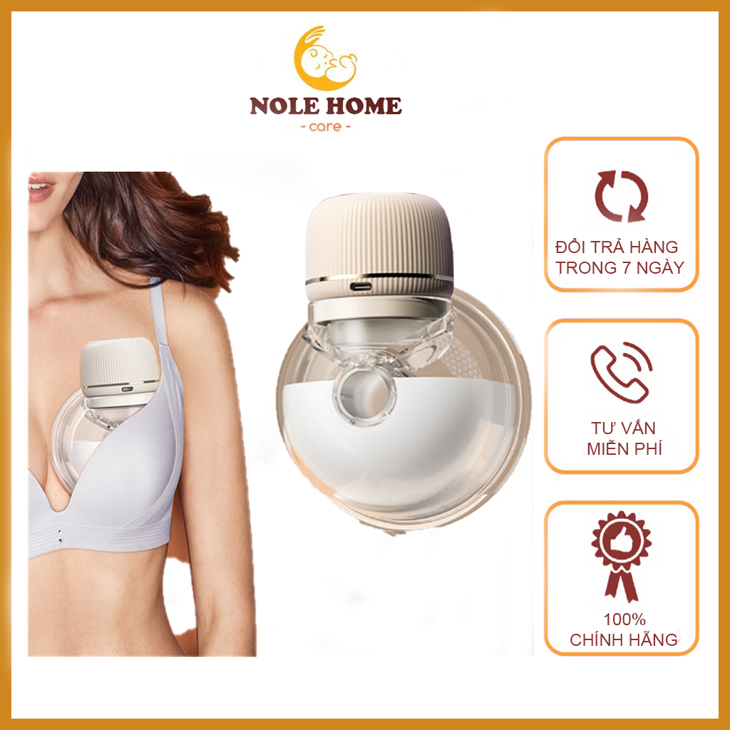 Máy Hút Sữa Không Dây Cao Cấp Có Pin Sạc Tiện Lợi Máy Hút Sữa Điện Đơn Thông Minh Nhỏ Gọn Pin Trâu Không Gây Đau Rát
