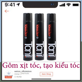 Gôm xịt tóc nam toni - siêu thơm, siêu cứng