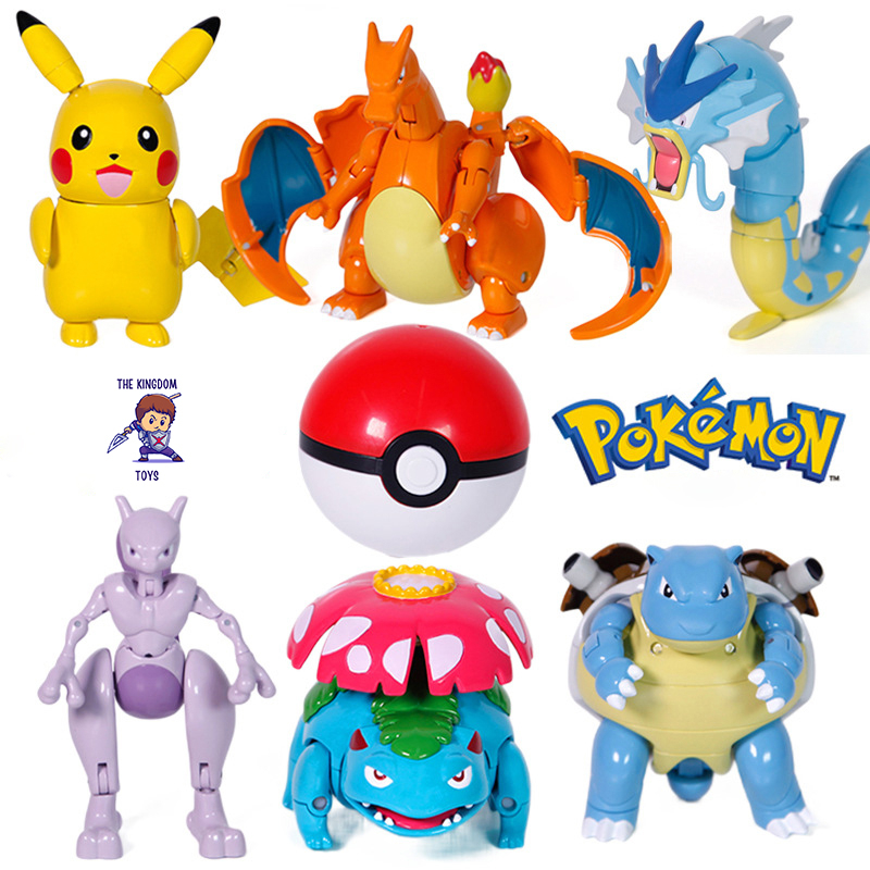 Đồ Chơi Pokemon Mô Hình Pikachu / Mewtwo / Eevee / Charizard / Blastoise / Venusaur / Charmander / Squirtle / Psyduck