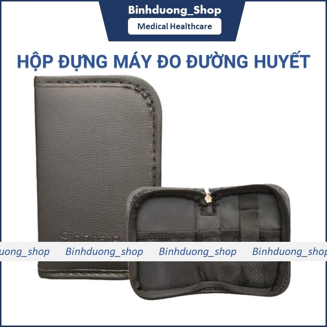 Túi đựng máy đo đường huyết (bao da sino)