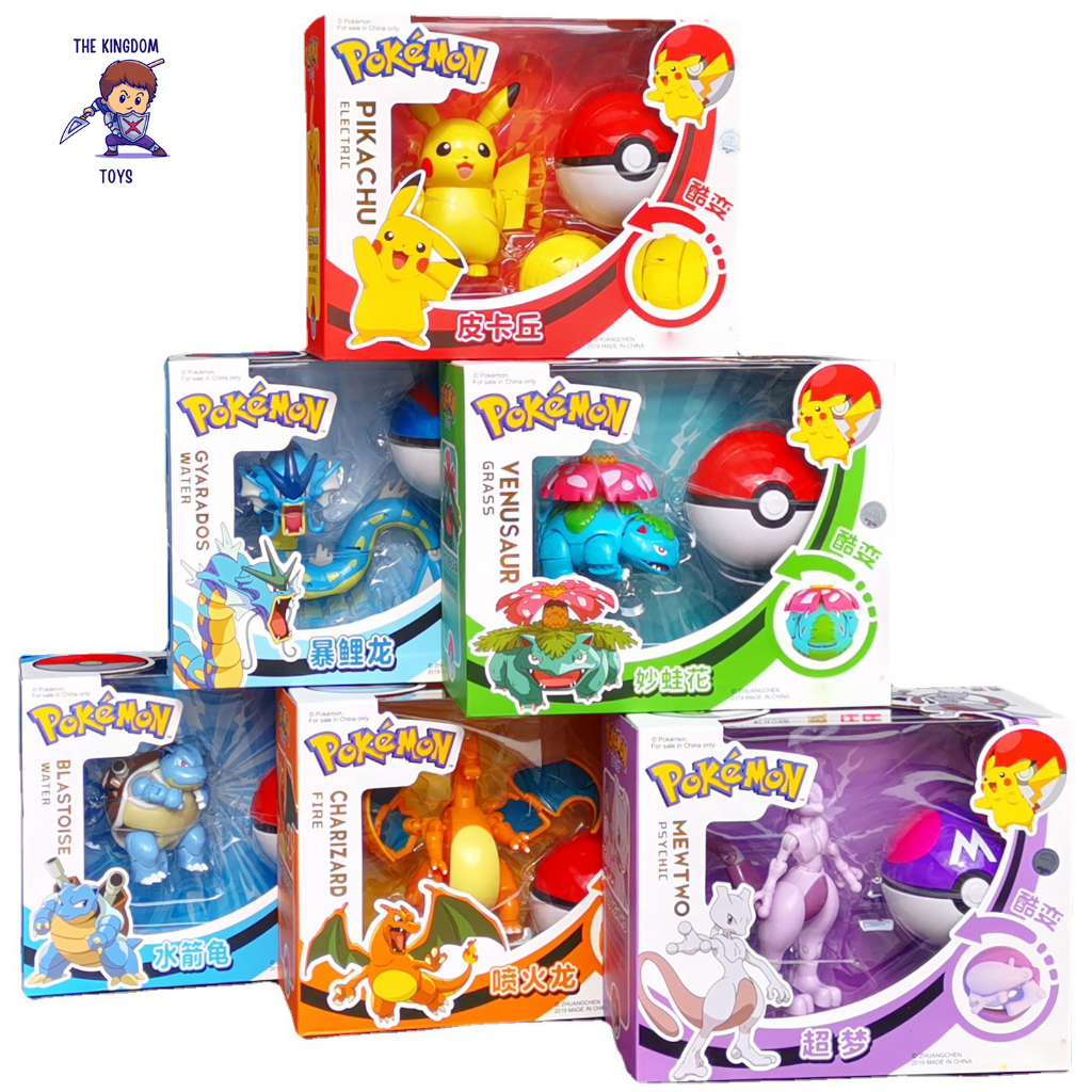 Đồ Chơi Pokemon Mô Hình Pikachu / Mewtwo / Eevee / Charizard / Blastoise / Venusaur / Charmander / Squirtle / Psyduck