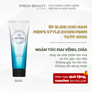 Ép tóc mai chuyên nghiệp cho nam british m men's style down perm 200g