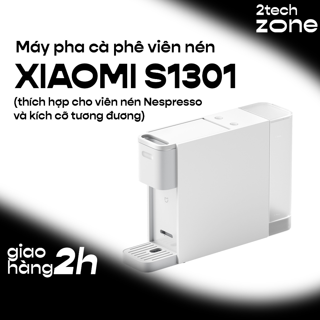 Máy pha cà phê viên nén Nespresso/Starbuck Xiaomi Mijia S1301 - Chiết xuất nhanh chóng, dễ dàng vệ sinh