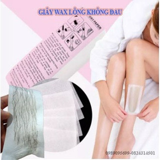 Túi 100 miếng giấy wax lông